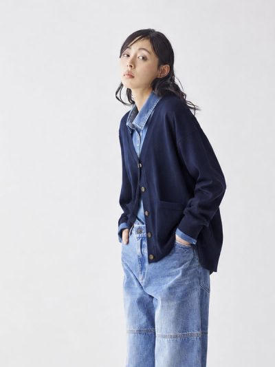 2/60コインプレート付Vカーデ