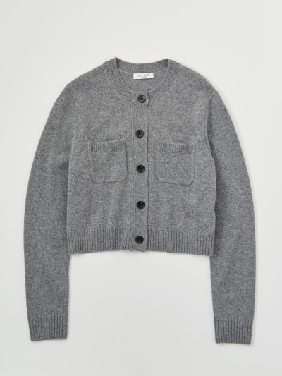 【2026AW 新作】ウールカシミヤクルーカーディ