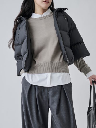 【2026AW 新作】ウォッシャブルシルクセーター