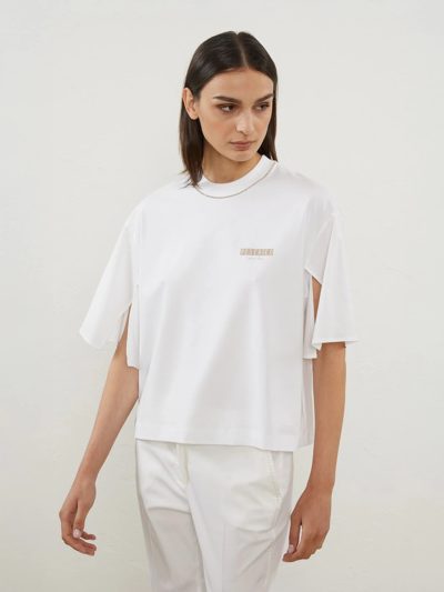 ベルスリーブワンポイントプルオーバーブラウスTシャツ