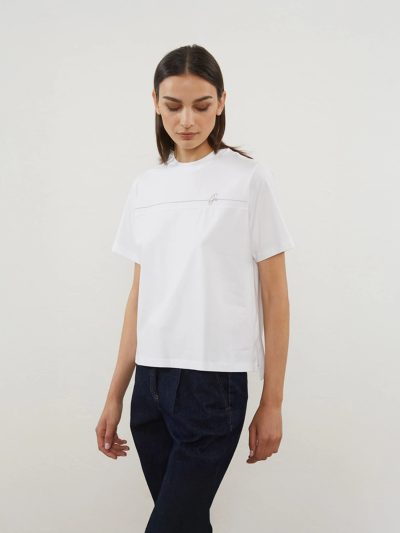 ボールチェーンロゴコットンTシャツ