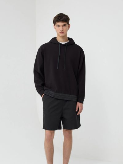 【MEN’S】ナイロンインサート付きスウェットシャツ
