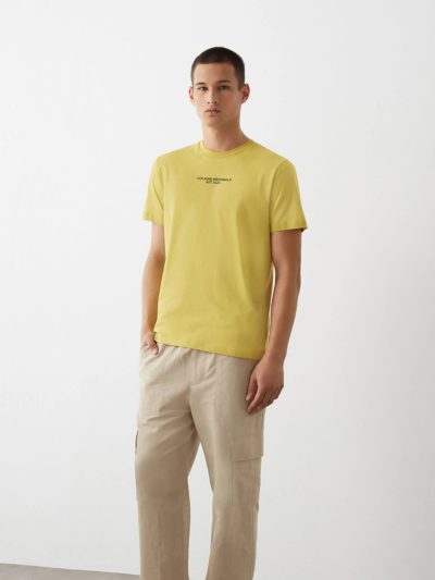 【MEN’S】バックプリントコットンTシャツ