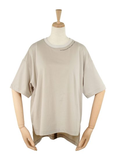 ワンポイントロゴビッグシルエットTシャツ