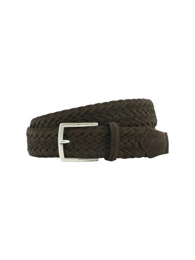 【MEN'S】編み込みスエードベルト