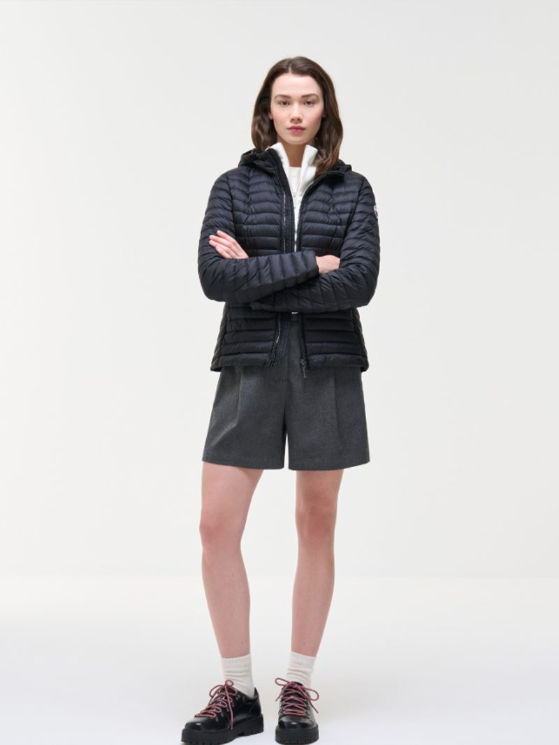 【2026AW 新作】フード付き 軽量ライトダウンブルゾン