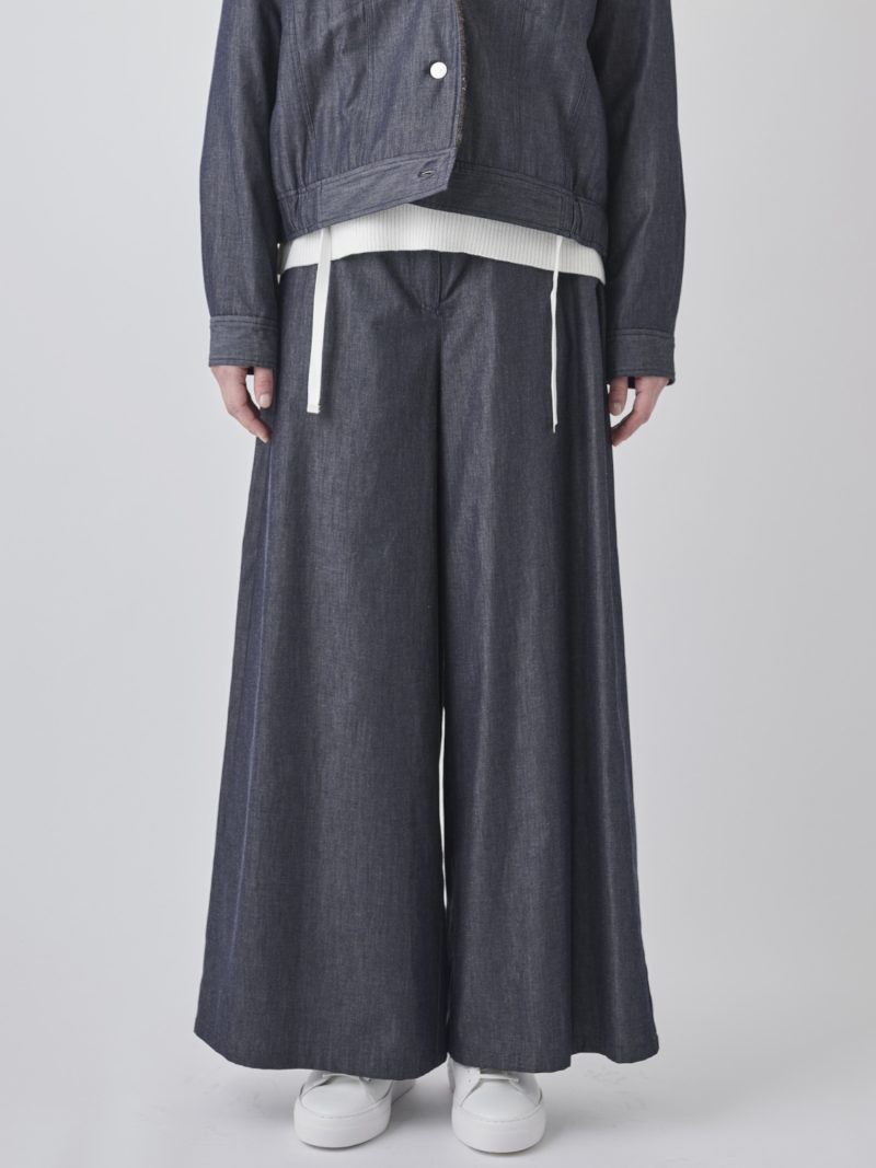 【2026AW 新作】ライトデニムワイドパンツ