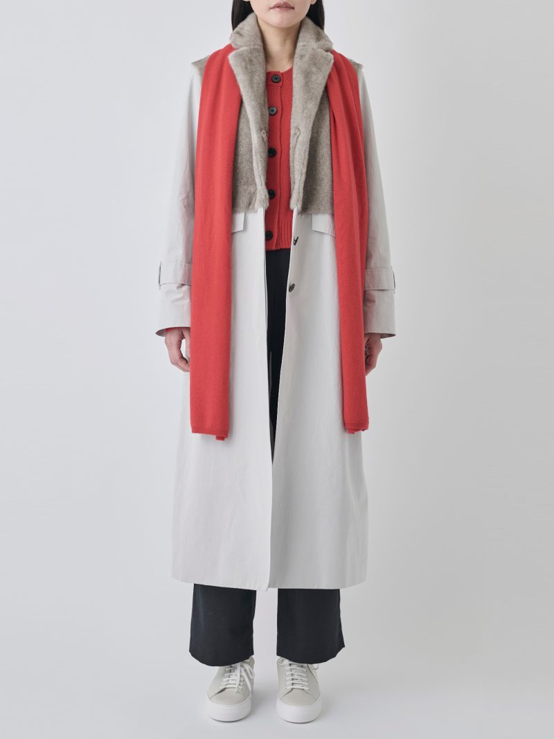 【2026AW 新作】ファー付きテーラーコート