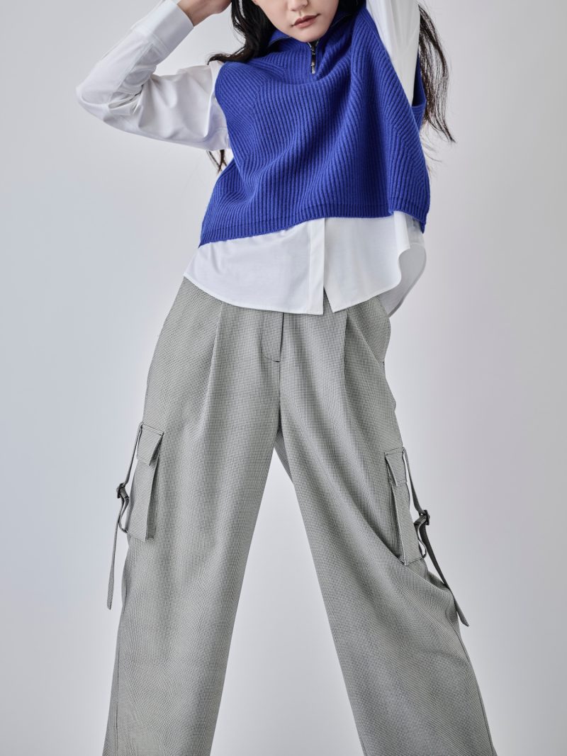 【2026AW 新作】千鳥ワイドカーゴパンツ