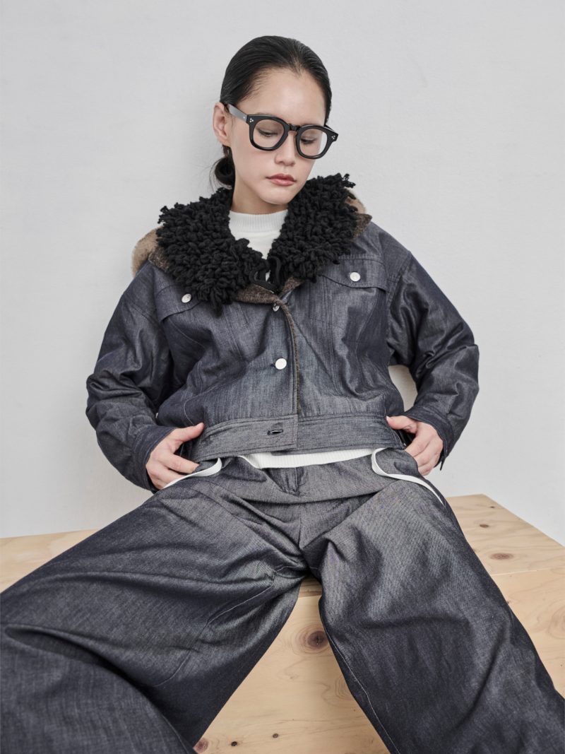 【2026AW 新作】ライトデニムファー付中綿Gジャン