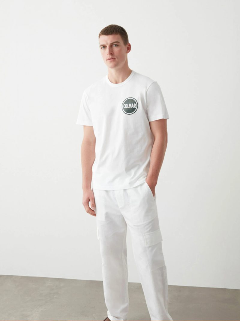 【MEN’S】フロントロゴプリントコットンTシャツ